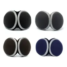 Унисекс Зимние флисовые наушники с отражающей полоской с плюшевой подкладкой