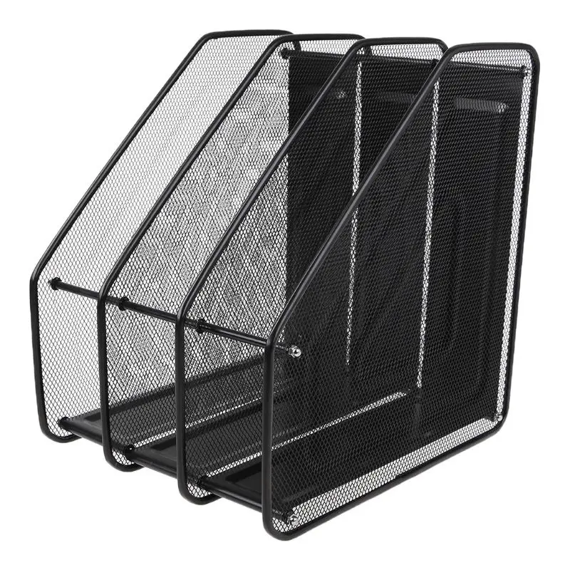 3 Column Metal Mesh Document Rack File Holder Letter Magazine Newspaper Tray for Home Office Desk Organizer Supplies
3 Column Metal Mesh Document Rack File Holder Letter Magazine Newspaper Tray for Home Office Desk Organizer Supplies