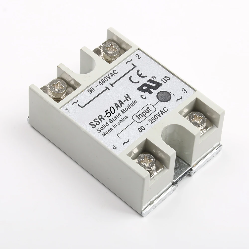 Твердотельное реле SSR 50AA H 50A AC к твердотельный регулятор сопротивления|Реле| |