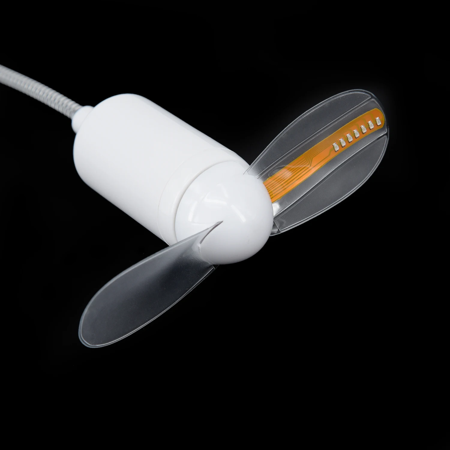 USB светодиодный имитация часов вентилятор с питанием от USB Охлаждающий мигающий функция гаджеты W/USB Сменный кабель для ПК/ноутбука с usb-портом DC 5V
