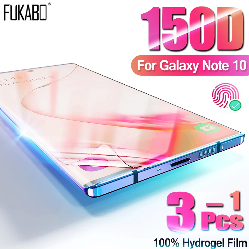 

3-1Pcs Hydrogel Soft Film For Samsung Galaxy S9 Note 10 Plus A10 A50 A20 Screen Protector For S10 A51 A71 A70 A30 Film Not Glas