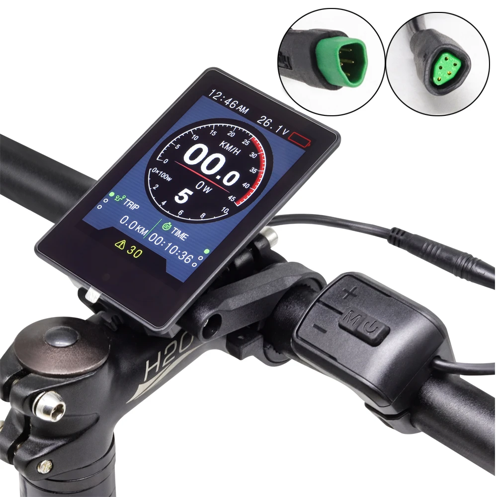 Canbus 860c Ebike Display For New Bafang Mid Motor M400 M600 With Triangle  Connector Male Waterproof Electric Bike Display - Electric Bicycle  Accessories - AliExpress