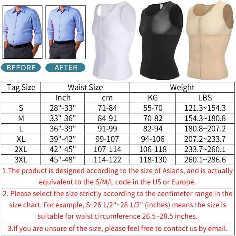 Mens Slimming Body Shaper Waist Trainer Gynecomastia Tummy Control Shapewear Chest Abs Slim Vest Compression Shirts Male Corset