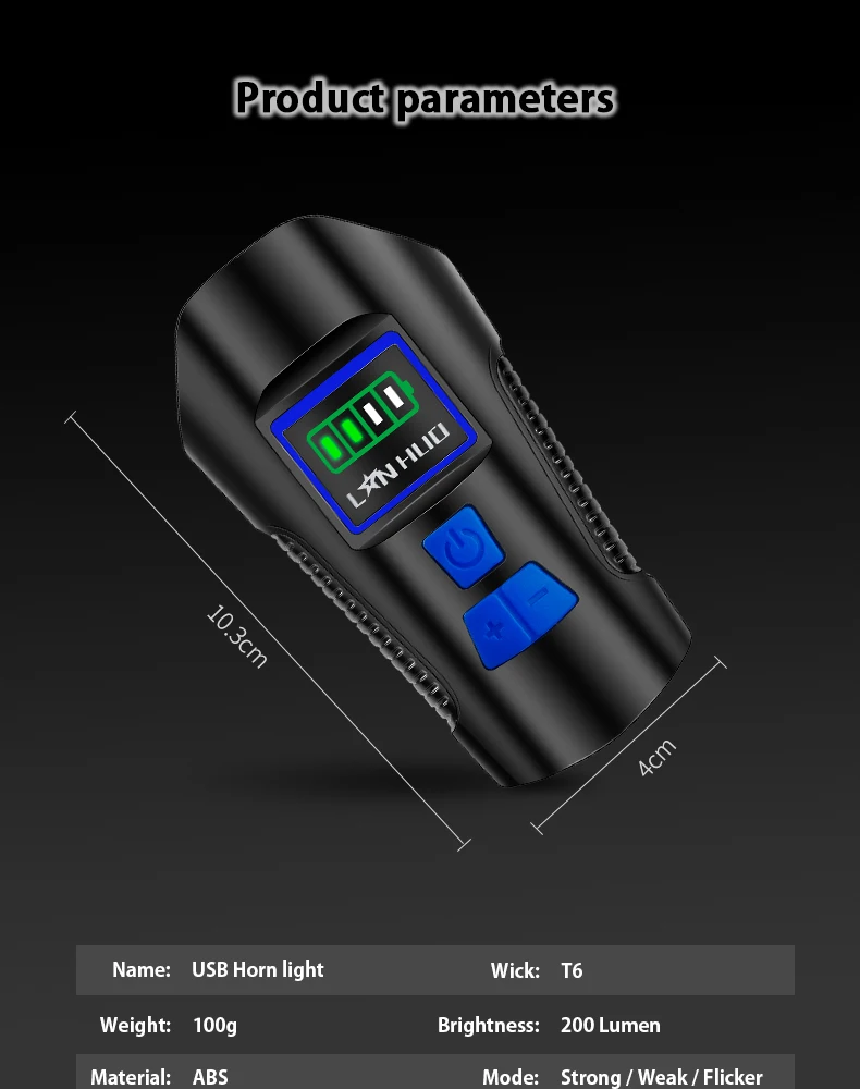 Best TOSUOD Bicycle lights night riding USB charging glare T6 flashlight bicycle horn riding equipment headlights bike light 7 Best TOSUOD Bicycle lights night riding USB charging glare T6 flashlight bicycle horn riding equipment headlights bike light 7