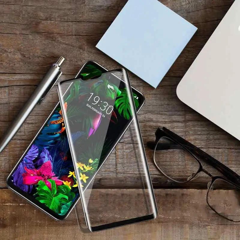 Закаленное Стекло для LG G8S thinQ Экран протектор для LG Q60 K50 W30 W10 Stylus5 K40 G8 V50 V40 Q7 плюс V30 плёнка полностью покрывающая Стекло
