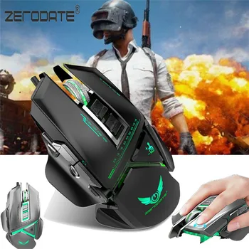 

Mechanical USB Wired Gaming Mouse 3200DPI 11 Buttons LED Optical Professional Macro Definition Mouse Gamer Mice For PC Laptop
