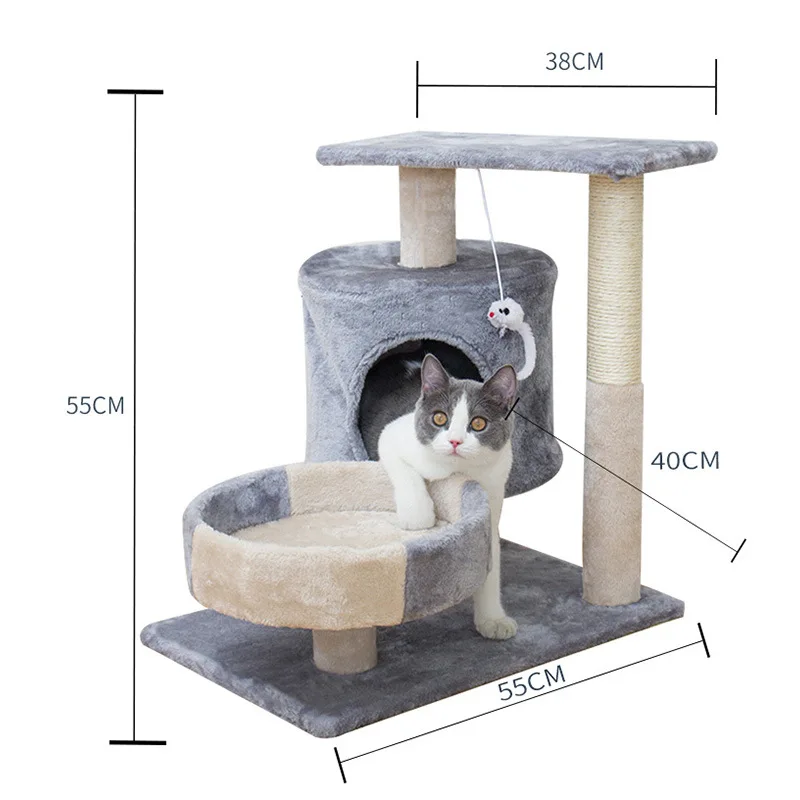 medium sized cat tree