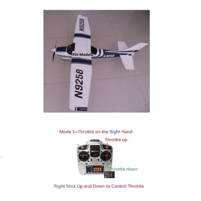 RC Hobby Plane Big tessna 182 EPO RTF готов к полету без аккумулятора хороший для начинающих|rc hobby