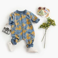 Sanlutoz Casual Cartoon Baby Rompers Long Sleeve Infants Jumpsuits Cute Autumn Winter 6
