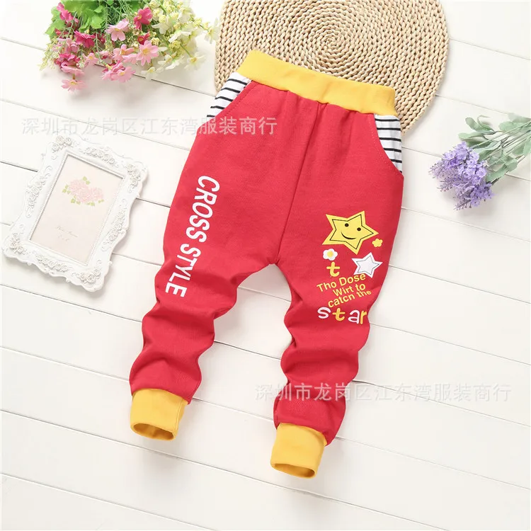 Штаны для девочек коллекция года; детские брюки; сезон осень-зима новые стильные спортивные брюки для мальчиков детские базовые брюки в Корейском стиле
