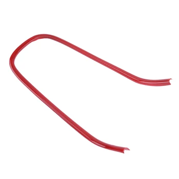 

Red Center Console Gear Shift Box U-shape Panel Cover Trim Strip Fit for Jeep Cherokee 2014 up