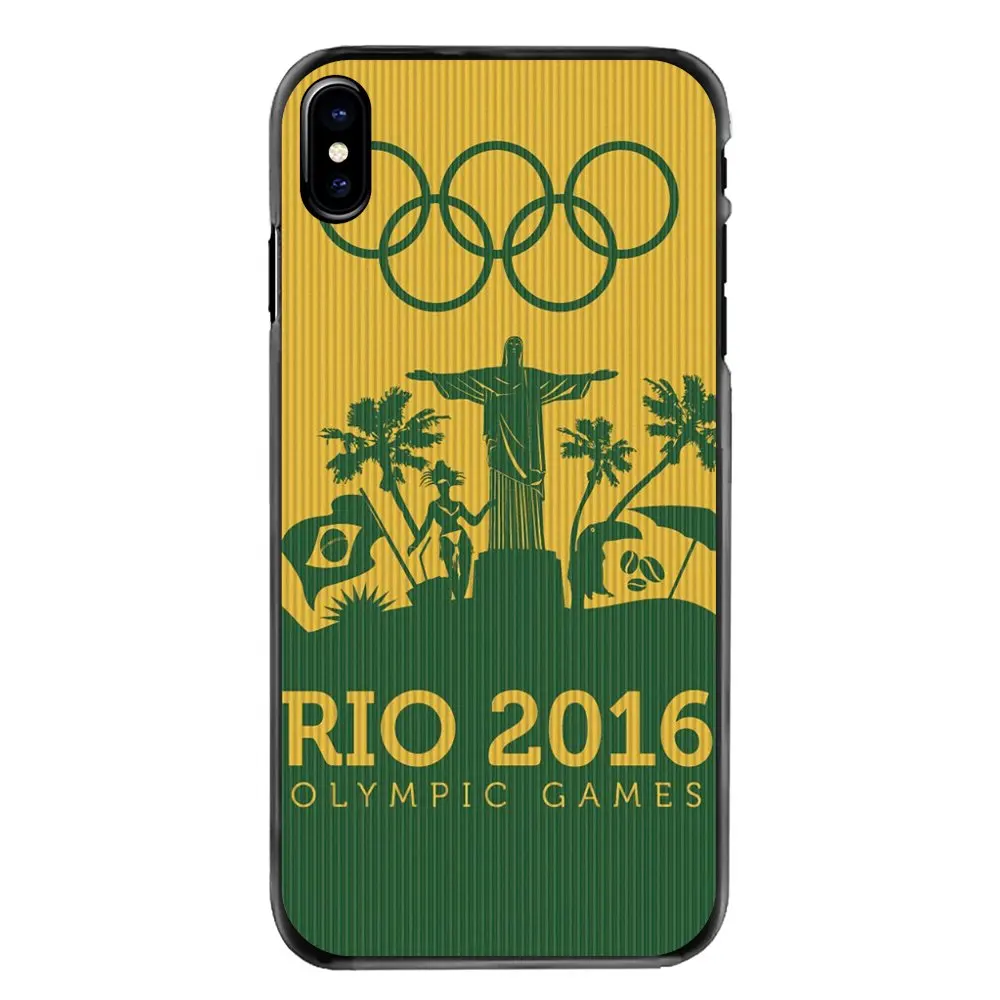 2016 чехол для телефона с логотипом летних игр в Рио де Жанейро iPhone 11 Pro iPod Touch 4 4S 5 5S 5C