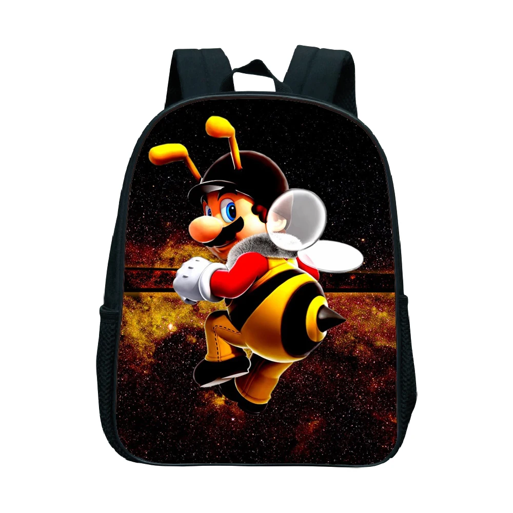Рюкзак Super Mario Bros для детей, портфель для мальчика, детский рюкзак для детского сада, школьные сумки с героями мультфильмов, лучший подарок, рюкзак - Цвет: 19