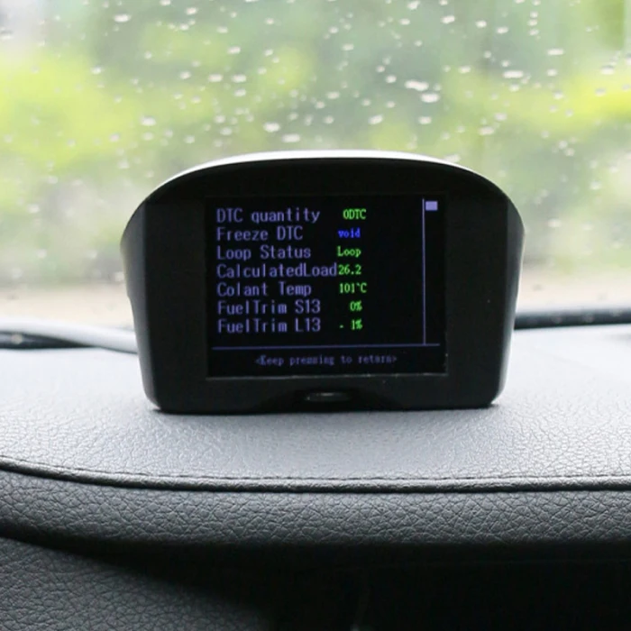 Горячая автомобиль OBD HUD система Предупреждение о превышении скорости лобового стекла напряжения сигнализации Измеритель Температуры X66