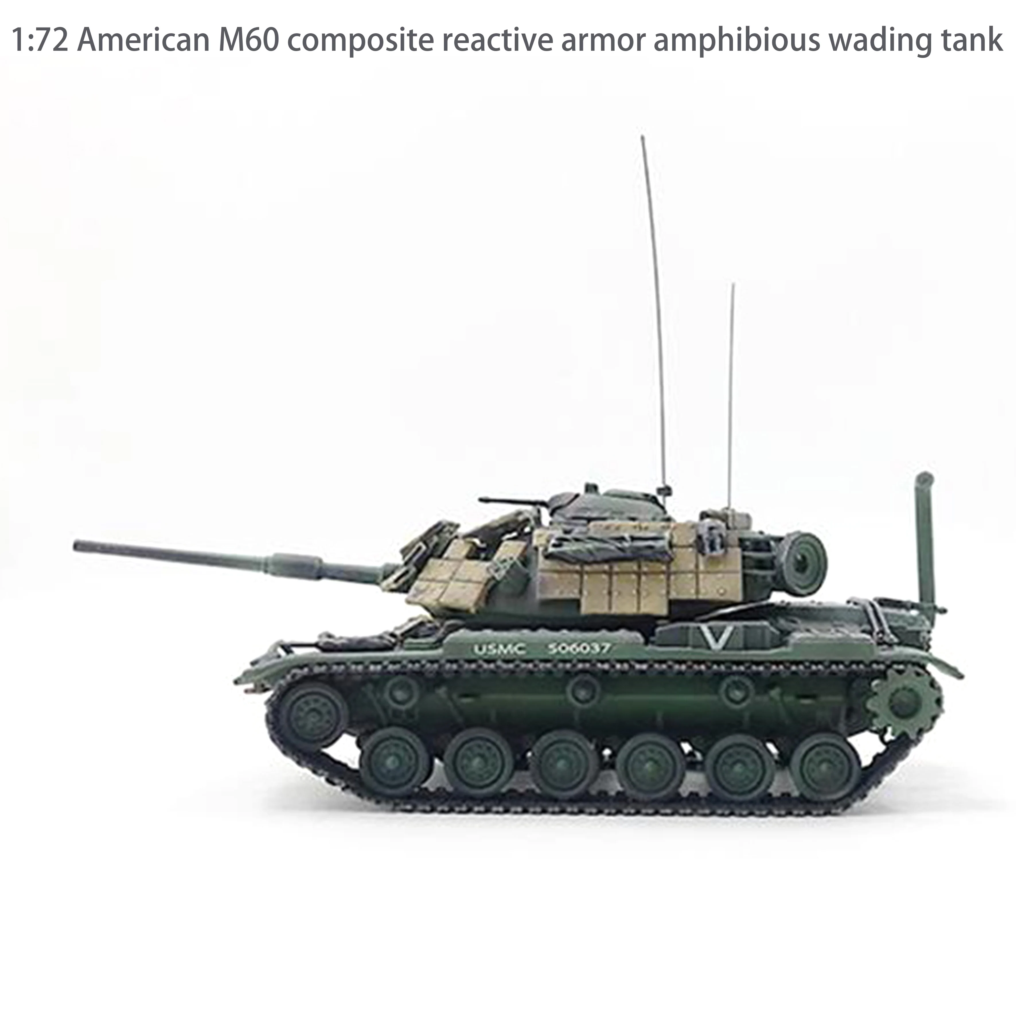 

1: 72 American M60 composite reaction armored amphibious wading tank NATO coating Finished product model