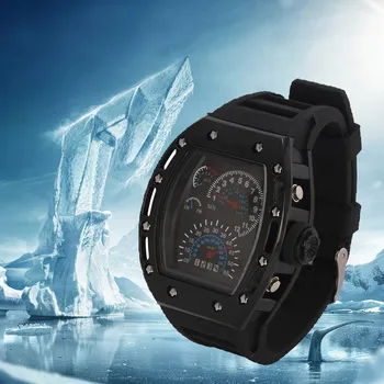 

Fashion Digital Mens Watch LED Casual Fashion Sports Car Instrument Surface Gifts Men And Women Watches часы для занятий спортом