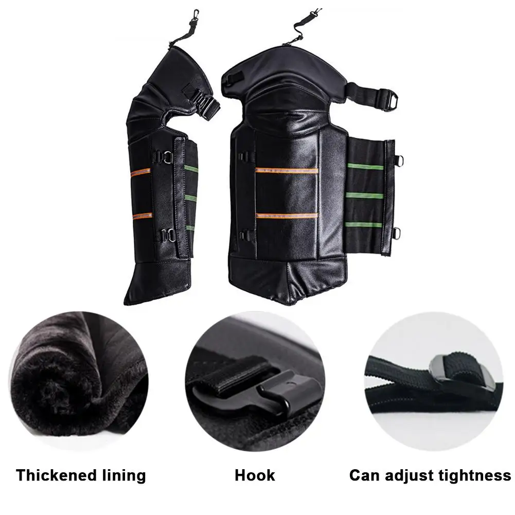 Зимние наколенники для мотоцикла скутера теплые ветрозащитные