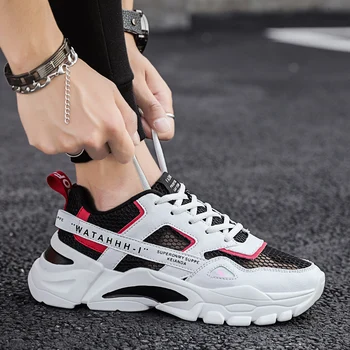 

Hot Sale Men's Casual Shoes Trend Breathable Air Mesh Shoes Comfortable Flats Shoes Fashion Male Sneakers Zapatos Hombre 2020