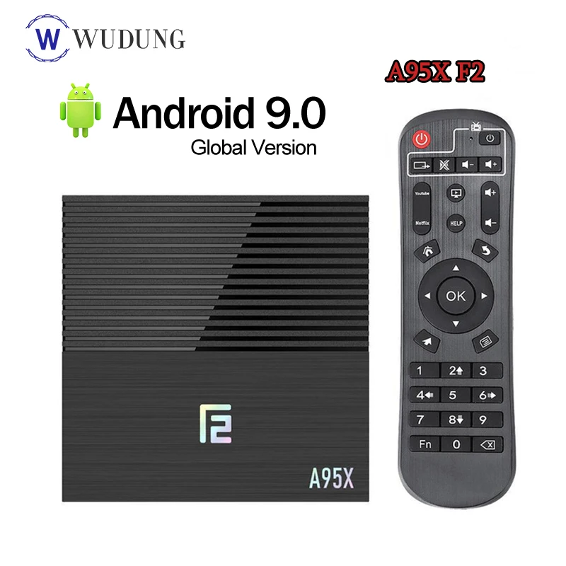 Android 9 0 телеприставка A95X F2 ТВ приставка Голосовое управление 4K 2 4G & 5G