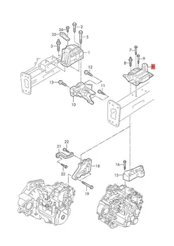 

Baofeng Engine Motor mount 1K0199555T for Audi A3 for VW Touran GolfV/VI for Seat ToledoIII Leon AlteaXL