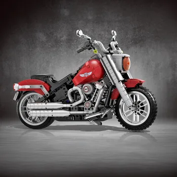 

1251PCS Lebanon technology motorcycle motorcycle fat boy building block vehicle set building block brick toy compatible 10269