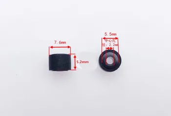 

10pc 7.6mmx5.2x2.2 car retractor press belt pulley deck audio pressure recorder cassette deck pinch roller tape Card Seat Stereo