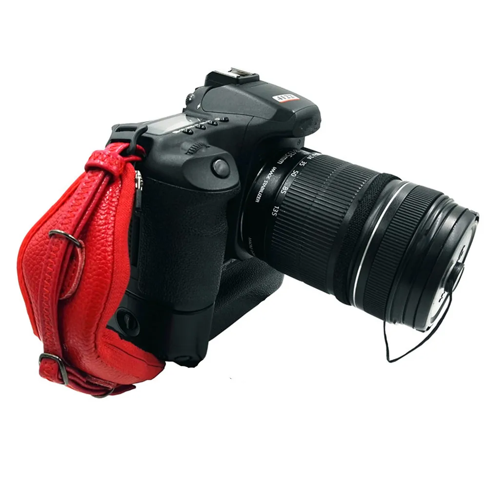 Универсальная DSLR камера кожаная рукоятка запястье пластина на ремешке подходит для Canon 1000D 550D 600D Nikon sony Fujifilm камера