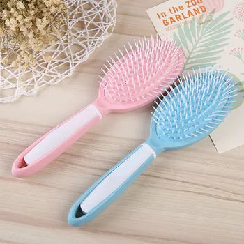 

Hair Comb Brush Salon New Detangling Kids Gentle Women men Combs Tangle Wet & Dry Bristles handle Tangle Detangling Comb