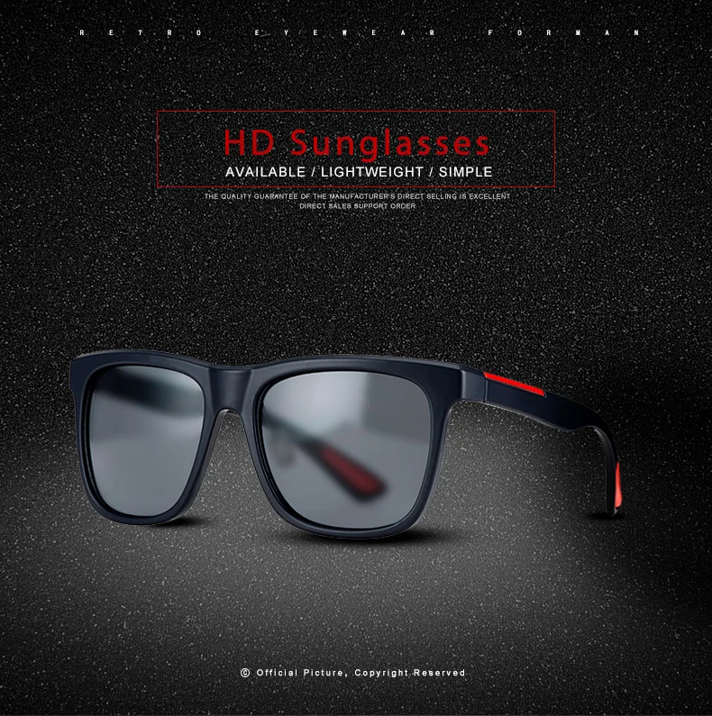 DEARMILIU, новинка, солнцезащитные очки, поляризационные, люксовый бренд, высокое качество, для рыбалки, вождения, солнцезащитные очки, спортивные модели, gafas de sol hombre