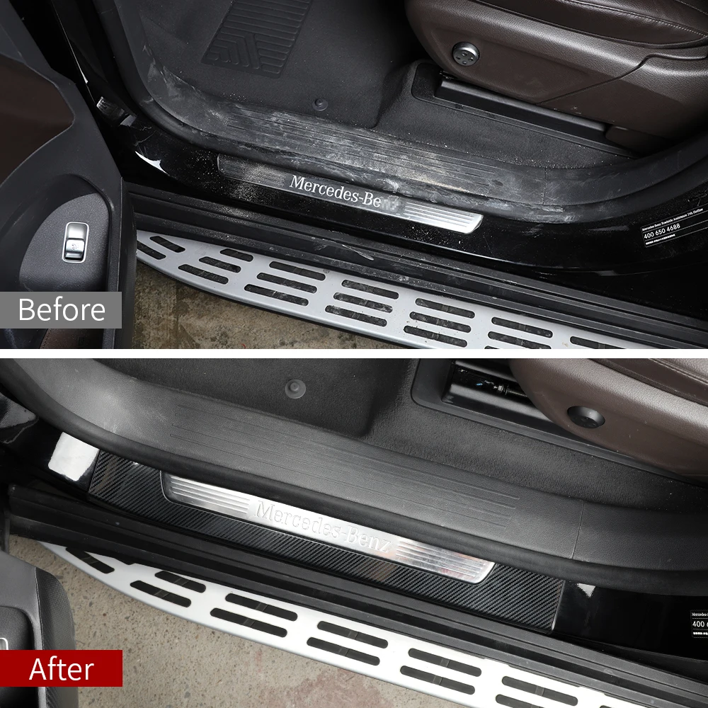 Threshold trim For Mercedes gle w167 gls w167 x167 gle 2020 gle 350/amg 450 500e amg exterior accessories