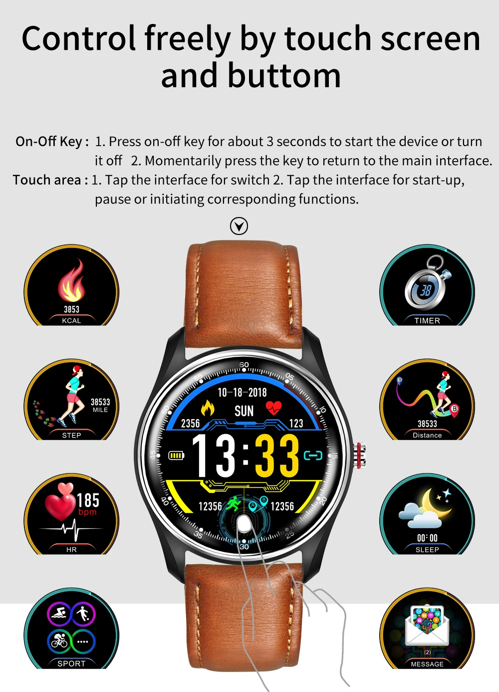 MX9 ECG Smart Watch Blood Pressure PPG Heart Rate Blood Pressure Monitor Multi-languages Smartwatch Clock For Men Women