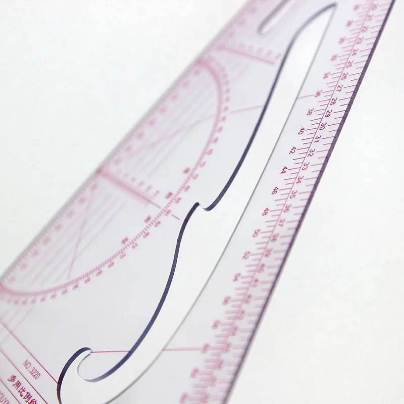 3220 plate-making fine arts multi-functional scale triangular printing ruler sizing ruler learning clothing scale drawing ruler triangle ruler