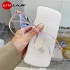 UVLAIK Transparent Computer Glasses Frame Women Men Anti Blue Light Round Eyewear Blocking Glasses Optical Spectacle Eyeglass ► Photo 3/6