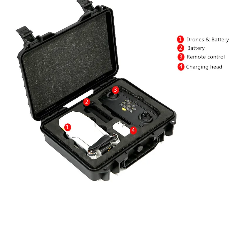 Buy portable case explosion-proof box Anti-pressure Shock absorption waterproof bag for dji mavic mini drone accessories