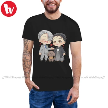 

Yuri On Ice T Shirt Wedding Victor Yuuri Yuri On Ice T-Shirt Fashion 100 Cotton Tee Shirt Awesome Men Tshirt