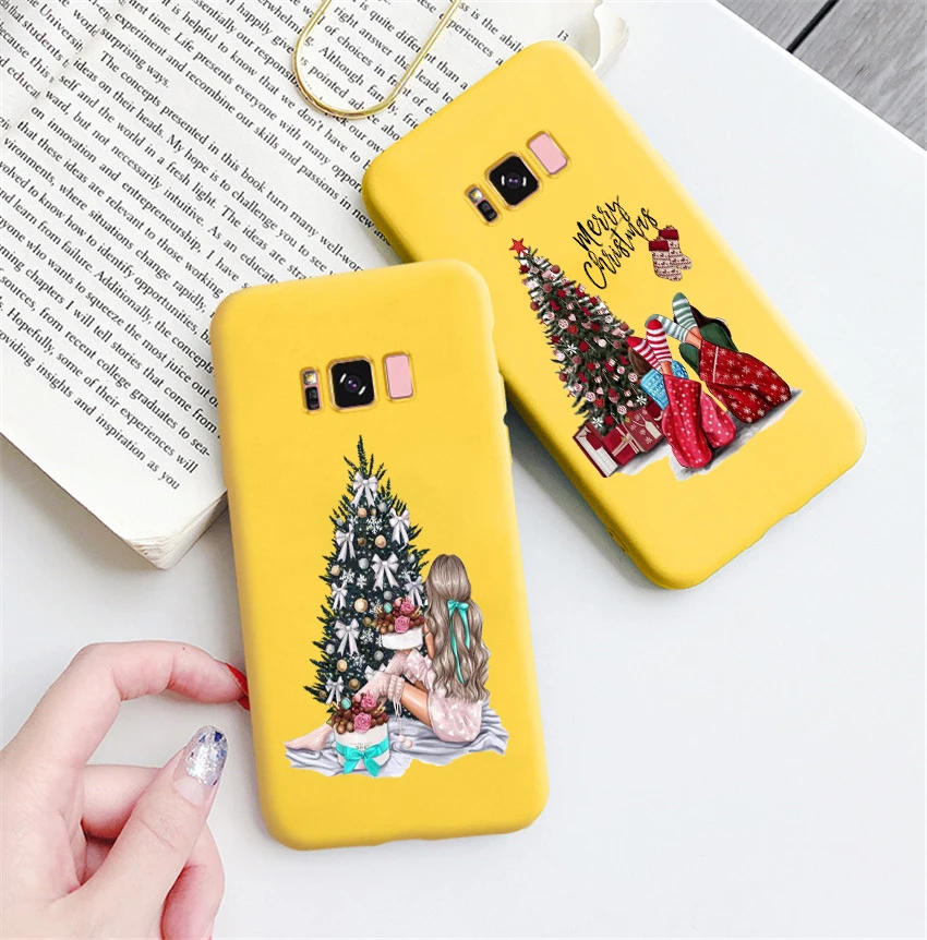 Модный Рождественский Мягкий силиконовый чехол для телефона принцессы девушки