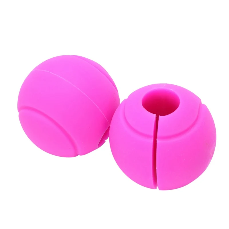 Фиолетовый ABUO-1 Pair Lifting Hand Grips Weight Lifting Barbell Grips Gym Workout Kettlebell Dumbbell Pull Up Bar Handle Thick Pad - Цвет: Фиолетовый
