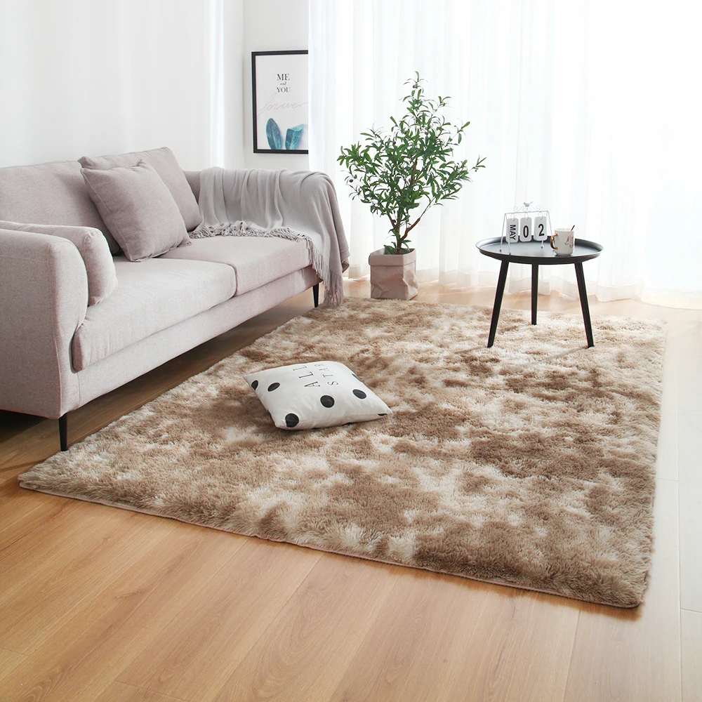 Мягкие плюшевые ковры серого цвета для спальни, гостиной, Противоскользящие коврики для спальни, водопоглощающие ковры - Цвет: 5