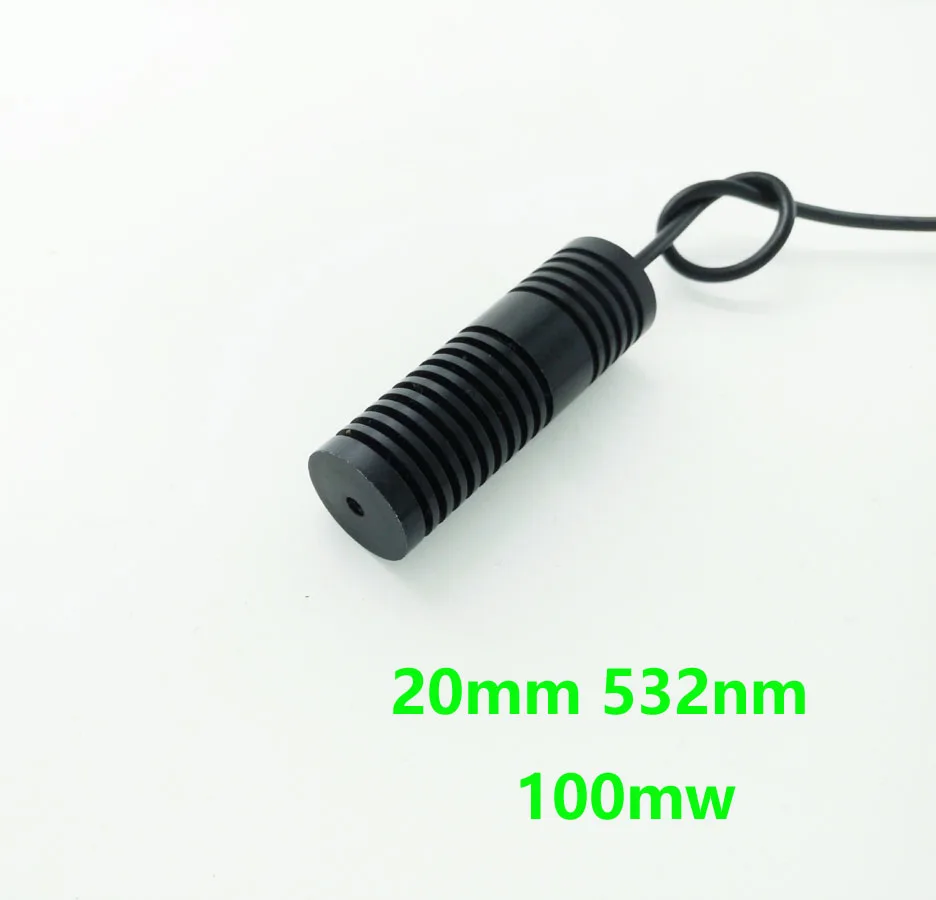 532nm green light module 100mw high power laser stable good heat dissipation | Инструменты