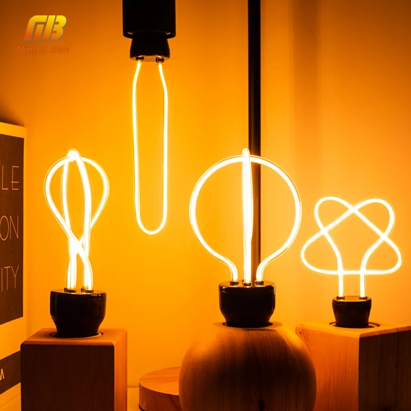 Retro Led Edison Light Bulb E27 220v Soft Filament Lamp Ampoule Lighting Incandescent Bulb Industrial Decoration For Bar Cafe Incandescent Bulbs Aliexpress