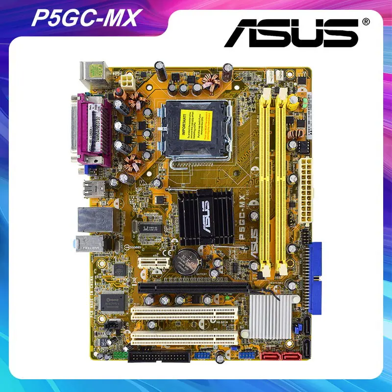 Десктопная Материнская плата ASUS P5GC-MX LGA 775 Intel 945GC с поддержкой процессора Core2 Duo DDR2