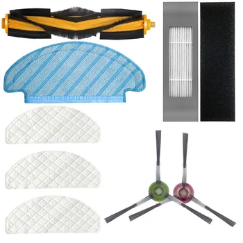 

Side Roller Brush Filters Mop Cloth For Ecovacs OZMO T8 Vacuum Cleaner Parts Mop Cloth Sponge Disposable Mop Cloth