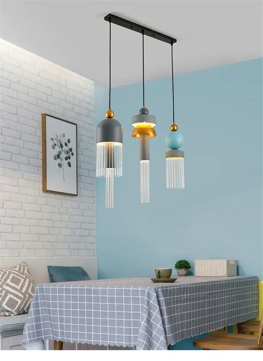 Скандинавский итальянский дизайн с кисточками роскошные подвесные светильники для гостиной магазин одежды вилла подвесной светильник светодиодный подвесной светильник