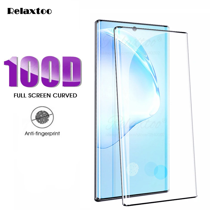 

100D protective tempered glass on the for Samsung Galaxy S20 Ultra S10 Plus S10e Screen protector samsun s 20 10 s10+ s20+ glass