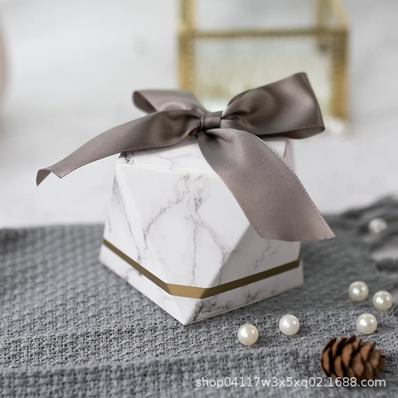 50 шт творческие розовым бриллиантом Свадебные конфетные Коробки "спасибо" Вечерние Подарочная коробка из под конфеты Подарки коробка