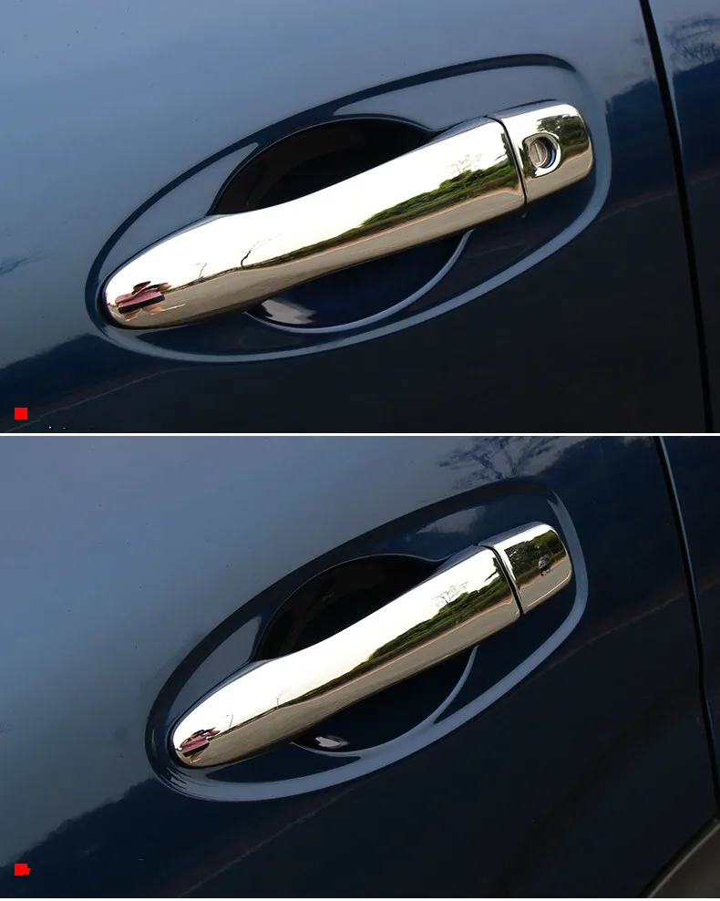 

For Nissan x-trail rogue t32 xtrail 2014-2019 Chrome Exterior Door Handle Cover Trim Sticker Car Styling