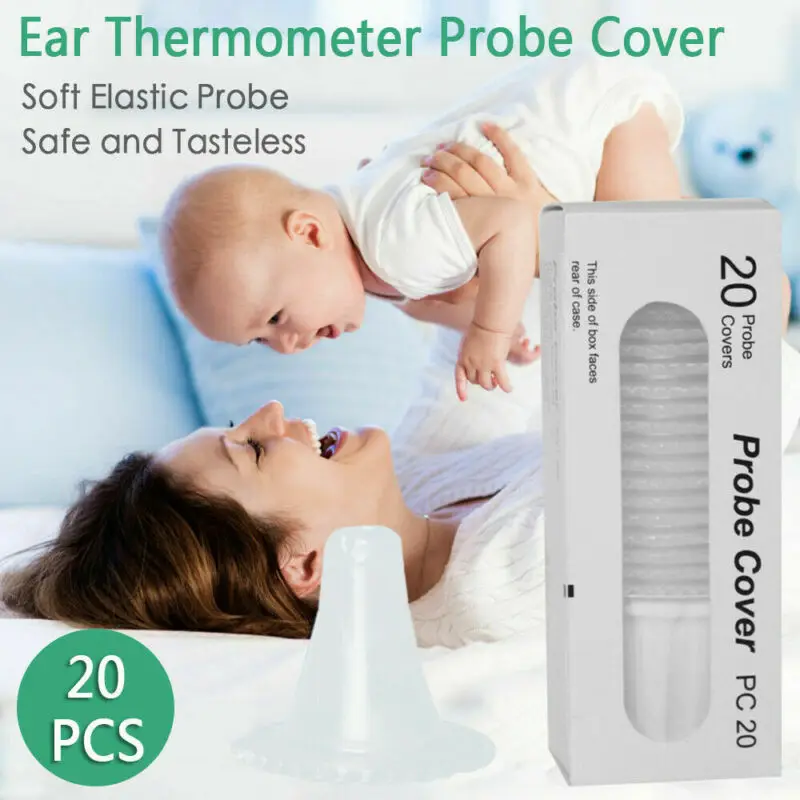 

20Pcs Ear Thermometer Replacement Filter Lens Cover Probe Cover For Thermometers