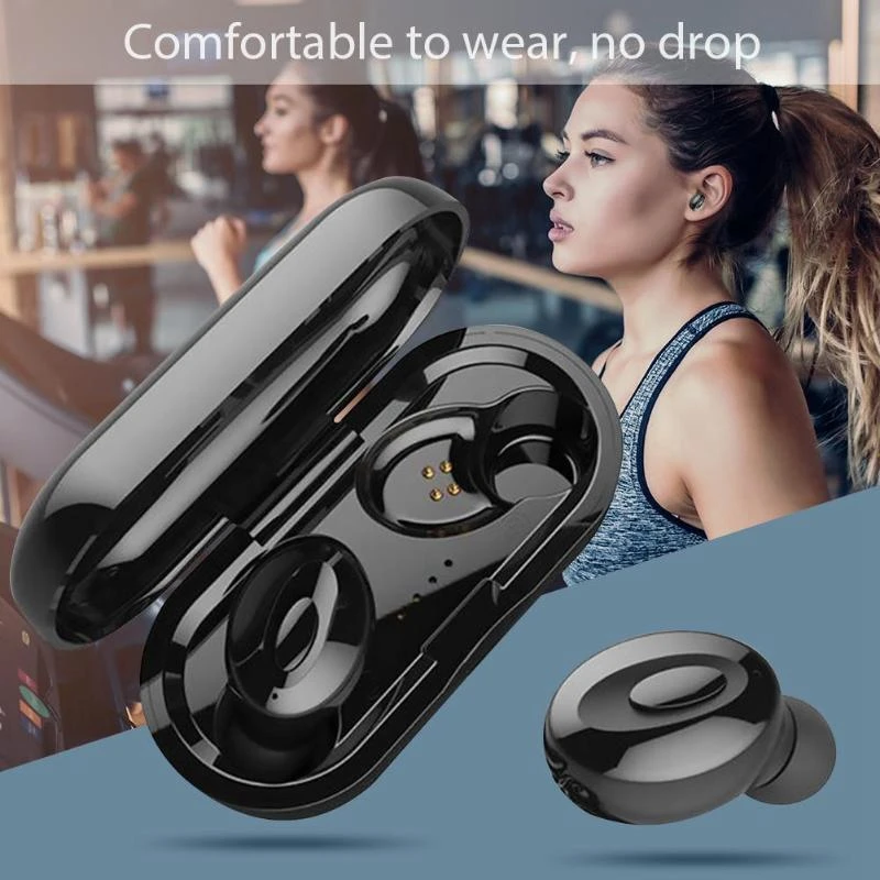 Wireless Earbuds TWS Bluetooth Headsets In Ear Stereo Bluetooth V5 0 Earphones High Definition Wireless