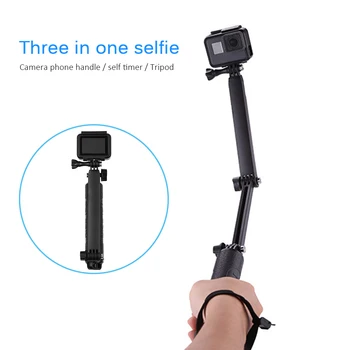 

3-Way Selfie Stick 3 Motion Camera Tripod for GoPro Osmo Action Camera