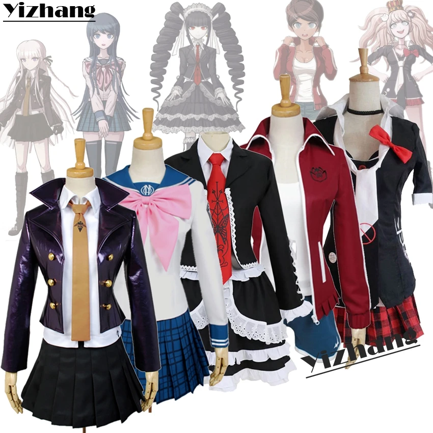 Yizhang аниме Danganronpa 1 Kirigiri Киоко Maizono Sayaka asahina aoi Косплей Костюм yasuhiro taeko Униформа полный комплект одежды